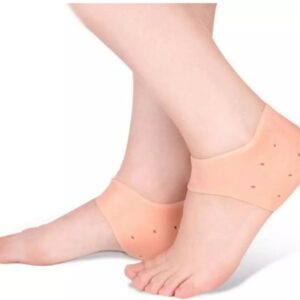 Silicone Gel Heel Pad Socks For Pain Relief And Anti Crack Heel 1 Pair Heel Cups | Guards | Protectors Heel Sleeves For Relieve Heel Pads Cushion Heel Pain, Heal Dry Cracked Heels, Achilles Tendinitis, For Men & Women Choose N Shop