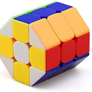 CuberSpeed Barrel Cube 3x3 Stickerless Magic Cube – Fast Speed Puzzle Cube for Brain Training and Stress Relief