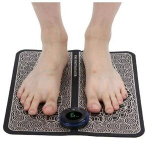 EMS Foot Massager: Relieve Pain, Improve Circulation, and Relax Your Feet | Mat portable folding feet massage pad machine electronic USB rechargeable