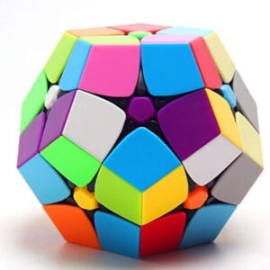 CuberSpeed 2x2 Megaminx pentagonal stickerless Magic Cube Kilominx 2x2 Color Speed Cube