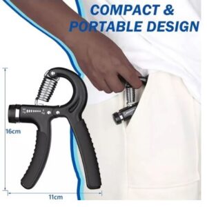 Adjustable Hand Grip Power non slip hand grip strengthener Exerciser Forearm Wrist Strengthener Gripper |  Fingers Wrist Forearm Exerciser Workout Gear Home Gym Exercise Equipment 5-60K