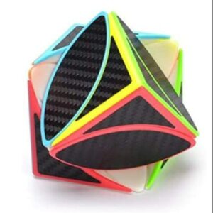 CuberSpeed Ivy Cube Eitan Lvy Cube skewb Carbon Fiber Sticker Twisty Puzzle